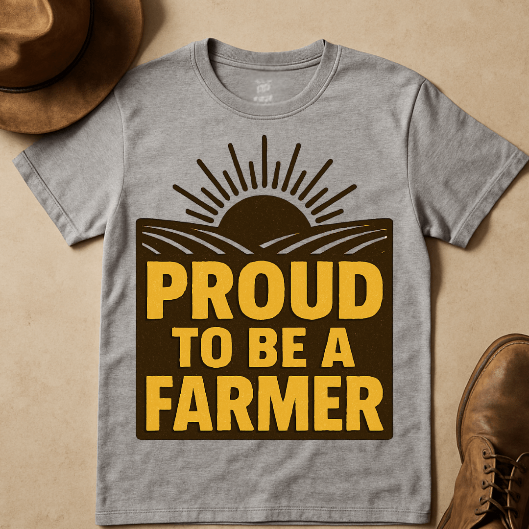 PROUD FARMER SUNRISE T-SHIRT