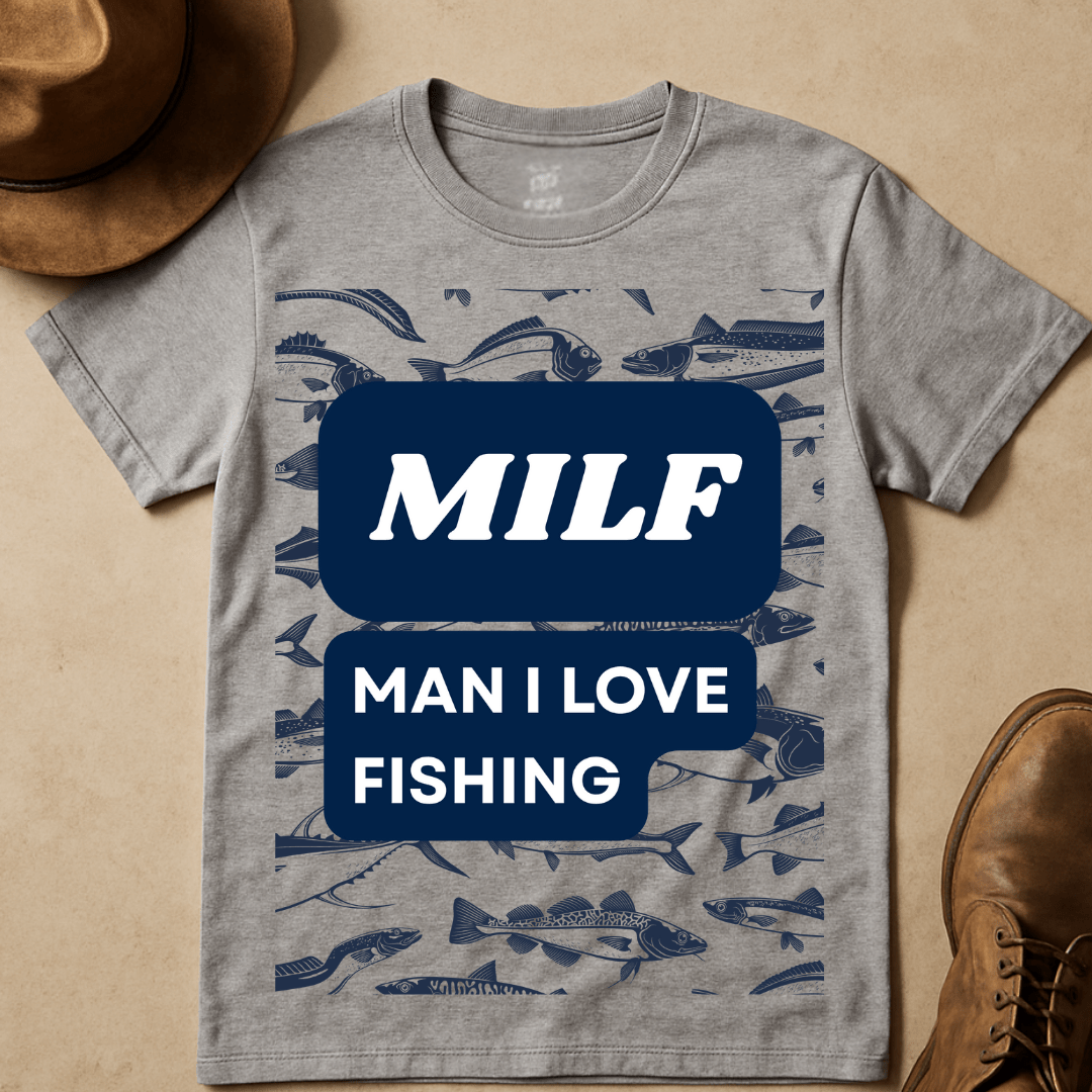 MAN I LOVE FISHING T-SHIRT