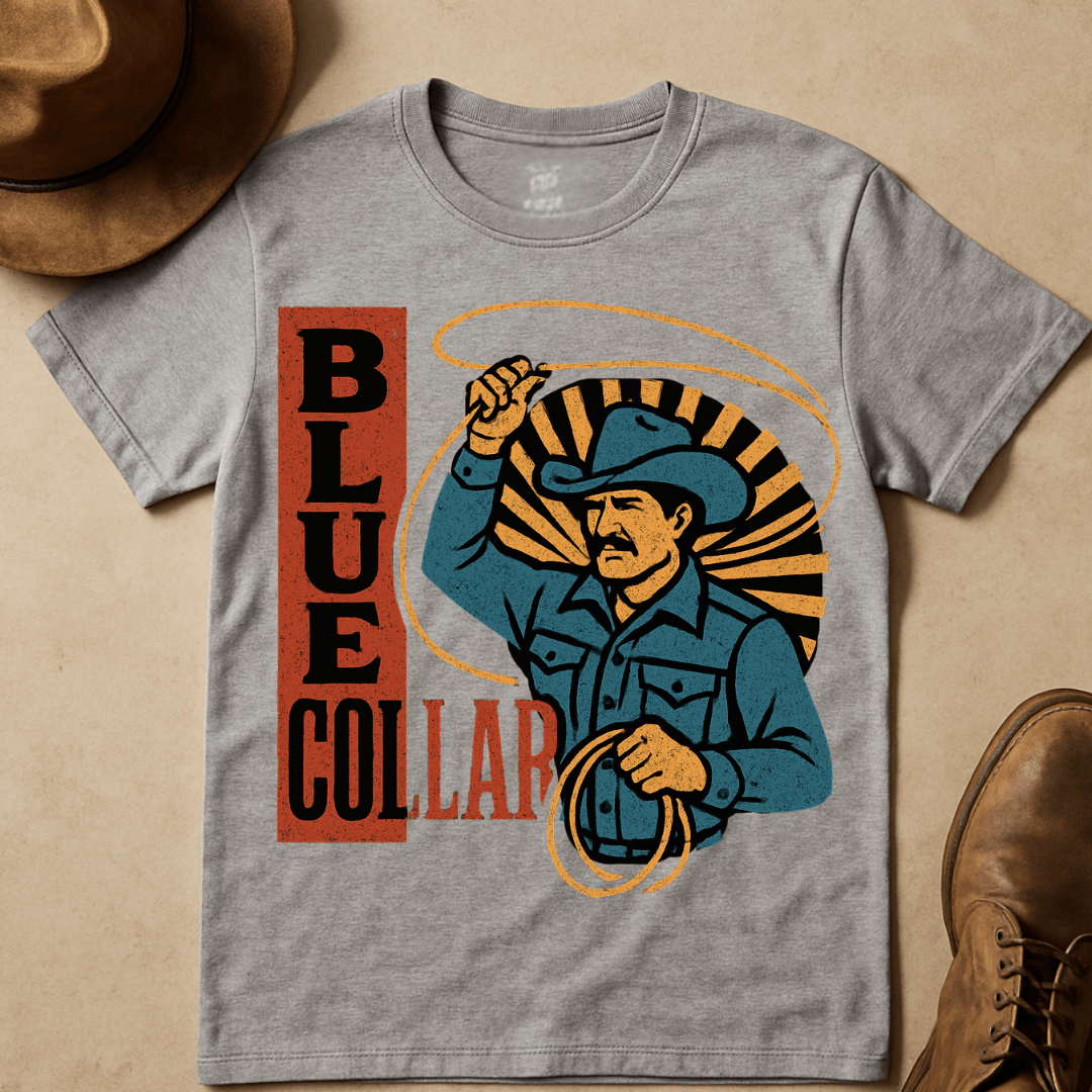 BLUE COLLAR LASSO T-SHIRT