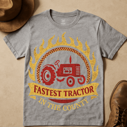 FASTEST TRACTOR COUNTY FAIR T-SHIRT