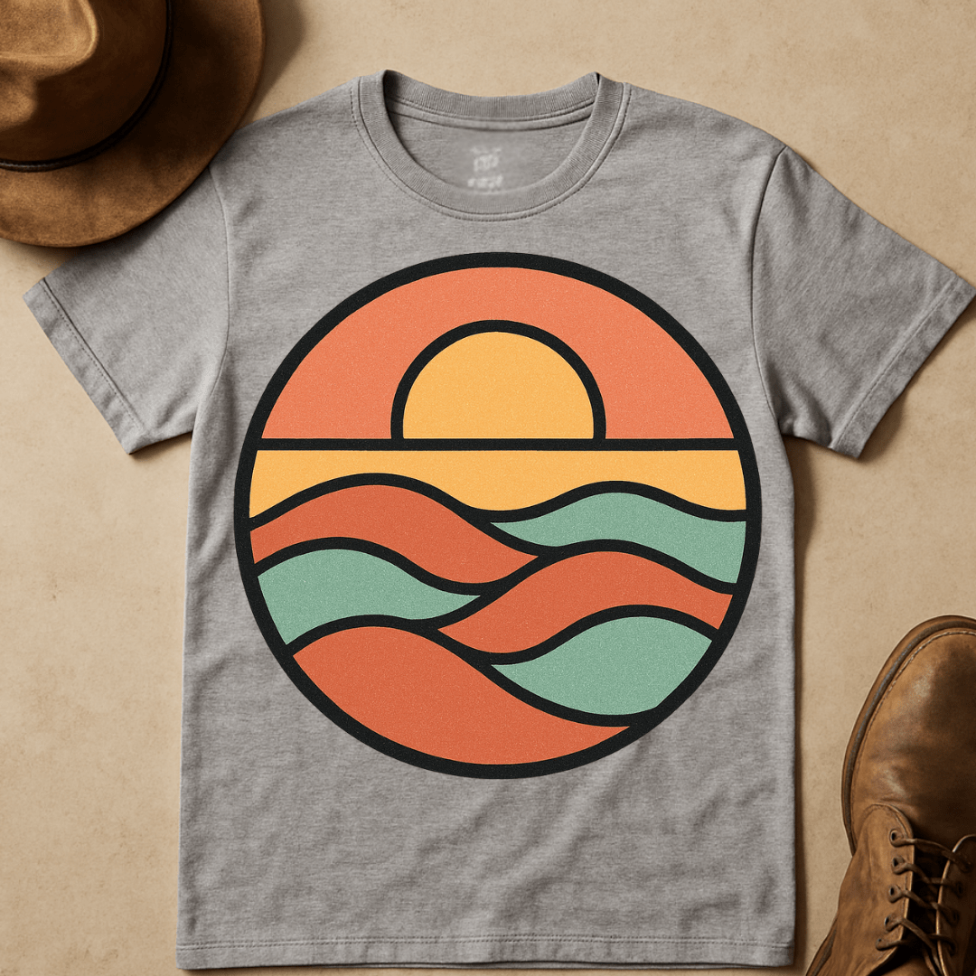 GROOVY SUNSET T-SHIRT