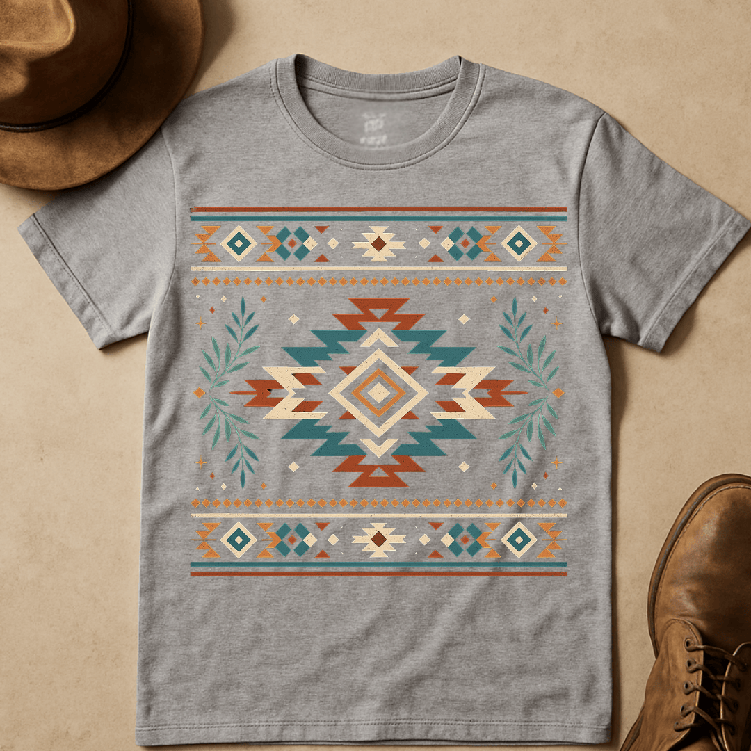 AZTEC PATTERN T-SHIRT