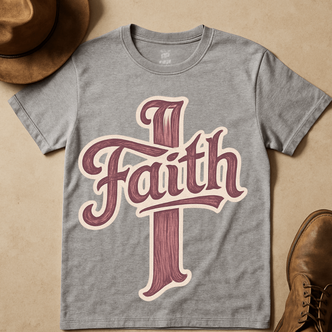 FAITH CROSS T-SHIRT