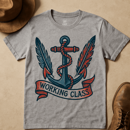 WORKING CLASS ANCHORIN ROPE T-SHIRT