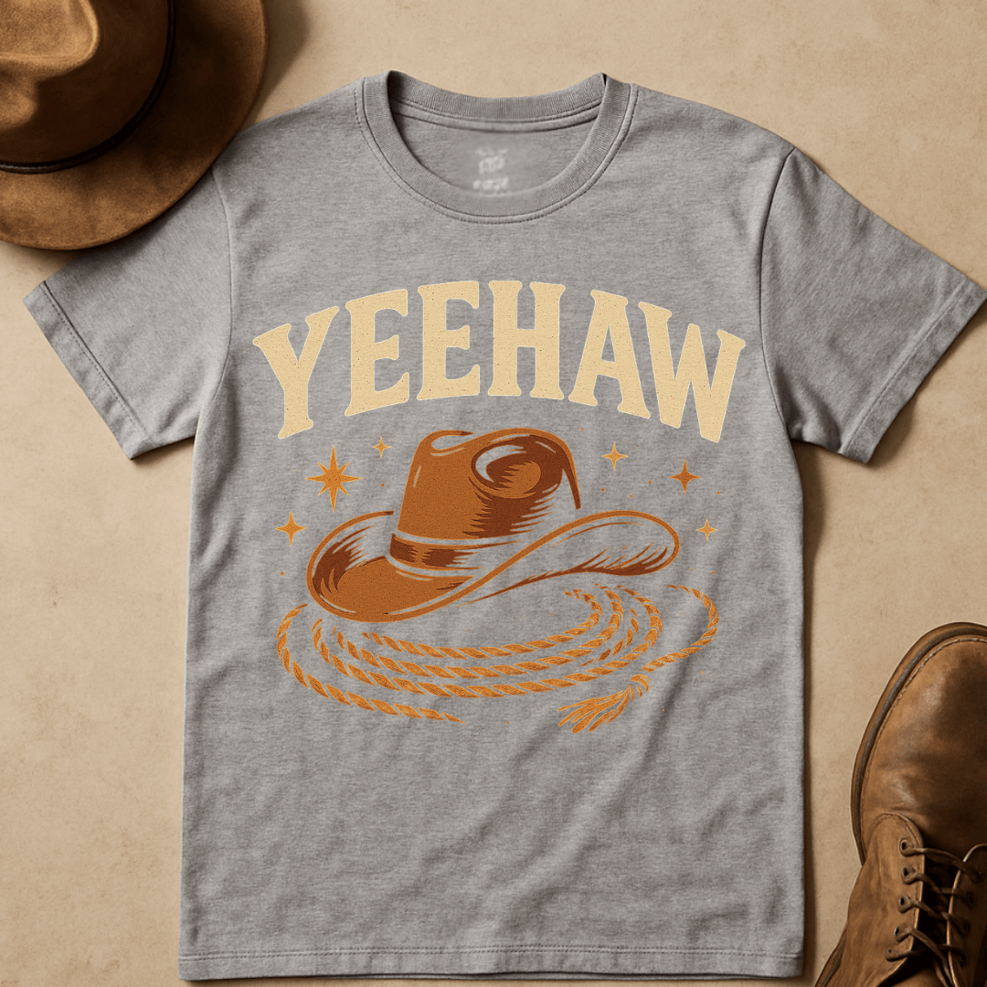 YEEHAW HAT T-SHIRT