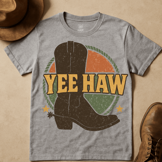 YEEHAW BOOT T-SHIRT