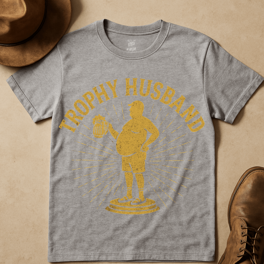 TROPHY HUSBAND SILHOUETTE T-SHIRT