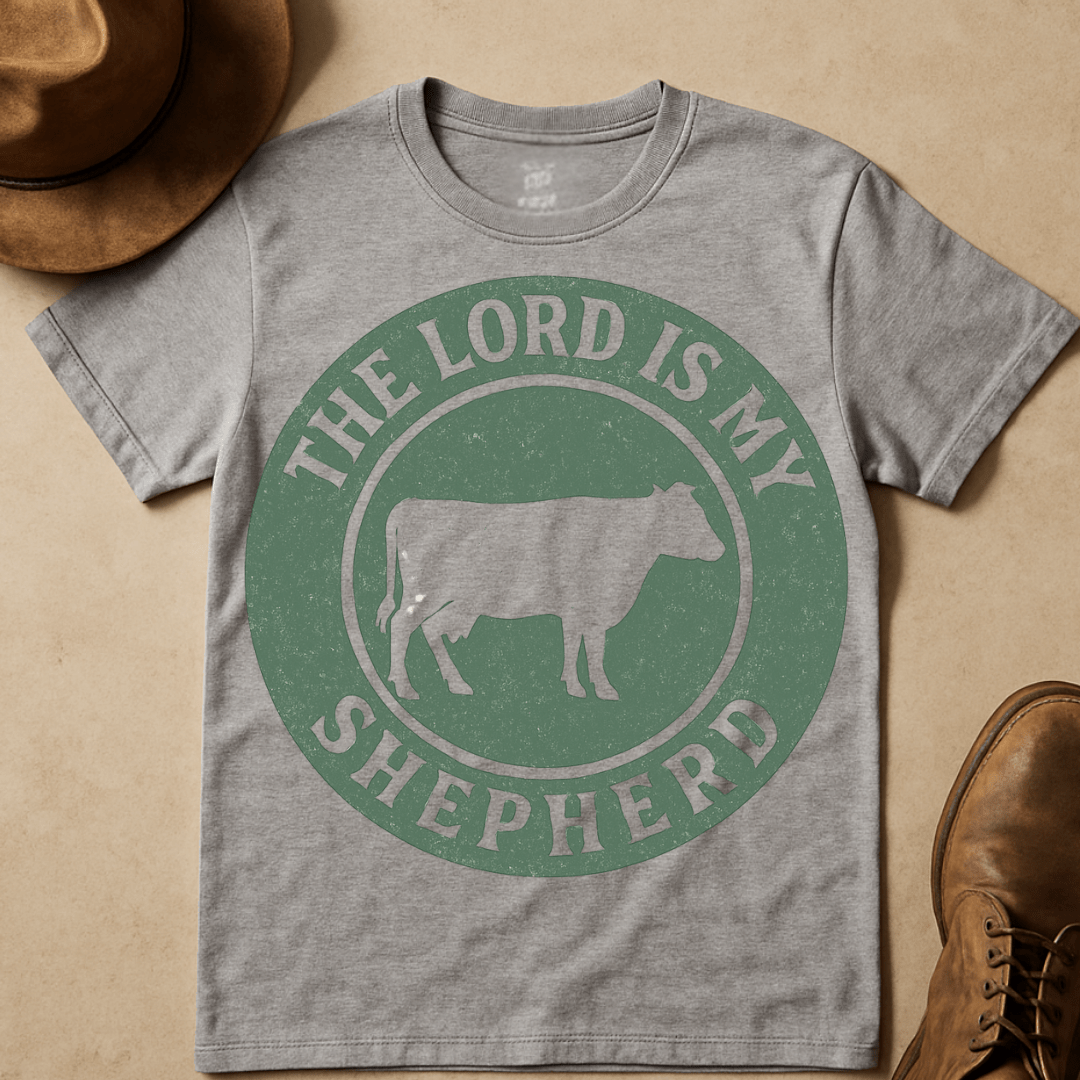 RUSTIC COW BADGE T-SHIRT