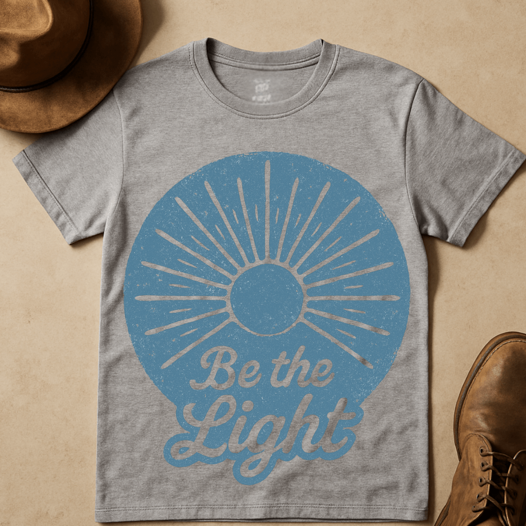 DENIM SUNBURST T-SHIRT