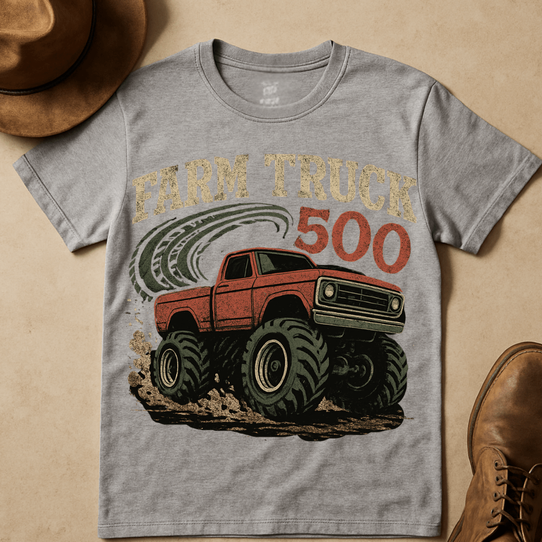 DIRT FARM TRUCK 500 T-SHIRT