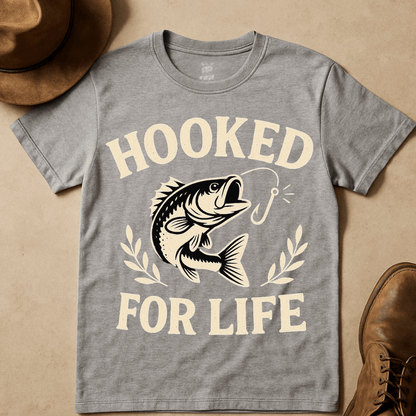 HOOKED FOR LIFE T-SHIRT