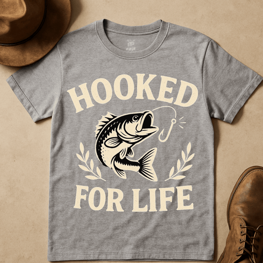 HOOKED FOR LIFE T-SHIRT