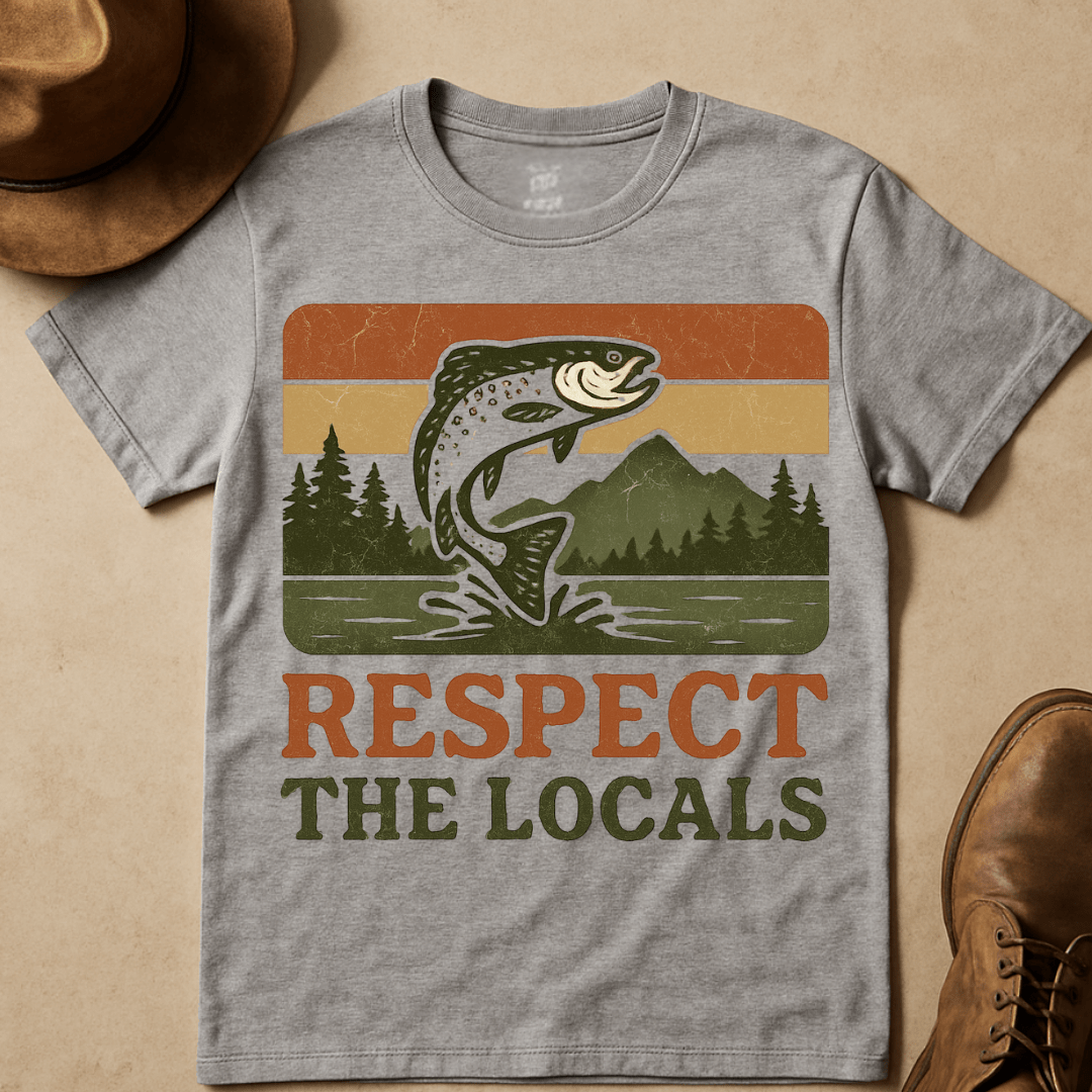 RETRO RESPECT THE LOCALS T-SHIRT