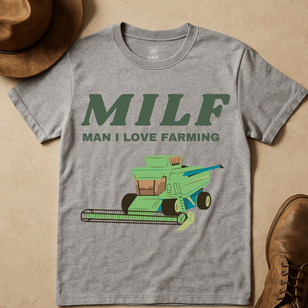 MAN I LOVE FARMING T-SHIRT
