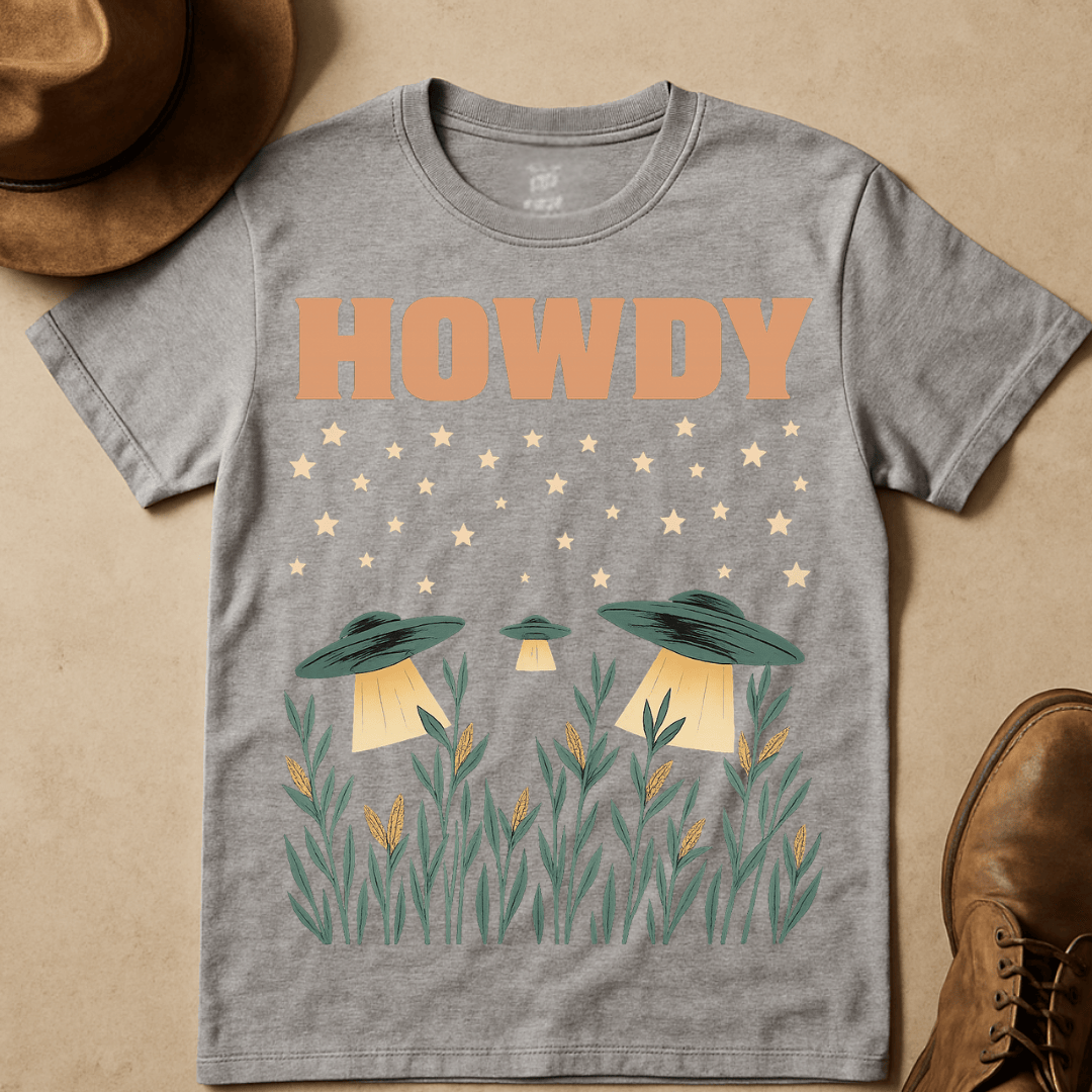 HOWDY UFO T-SHIRT