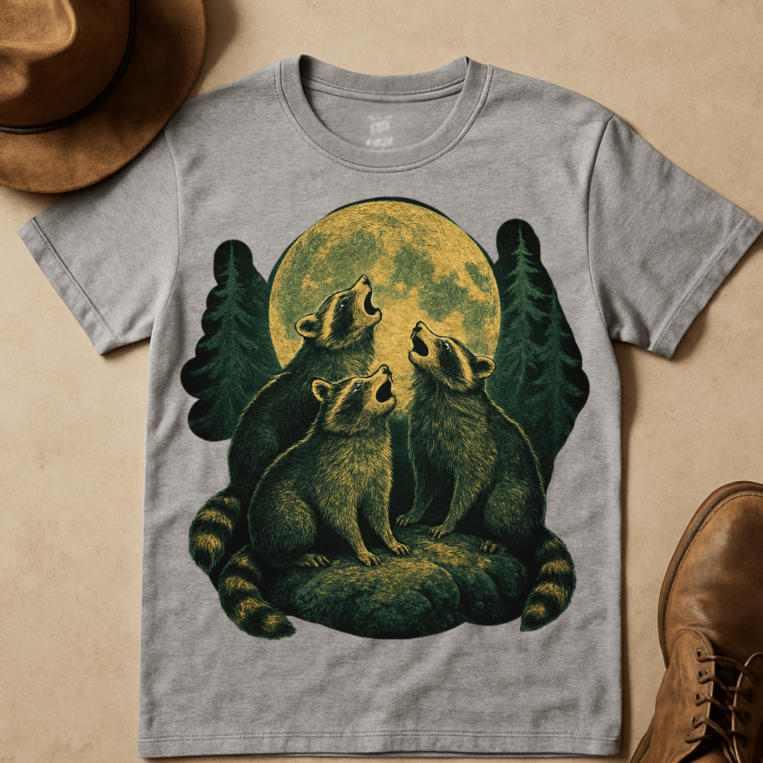 RACOON OF THREE T-SHIRT