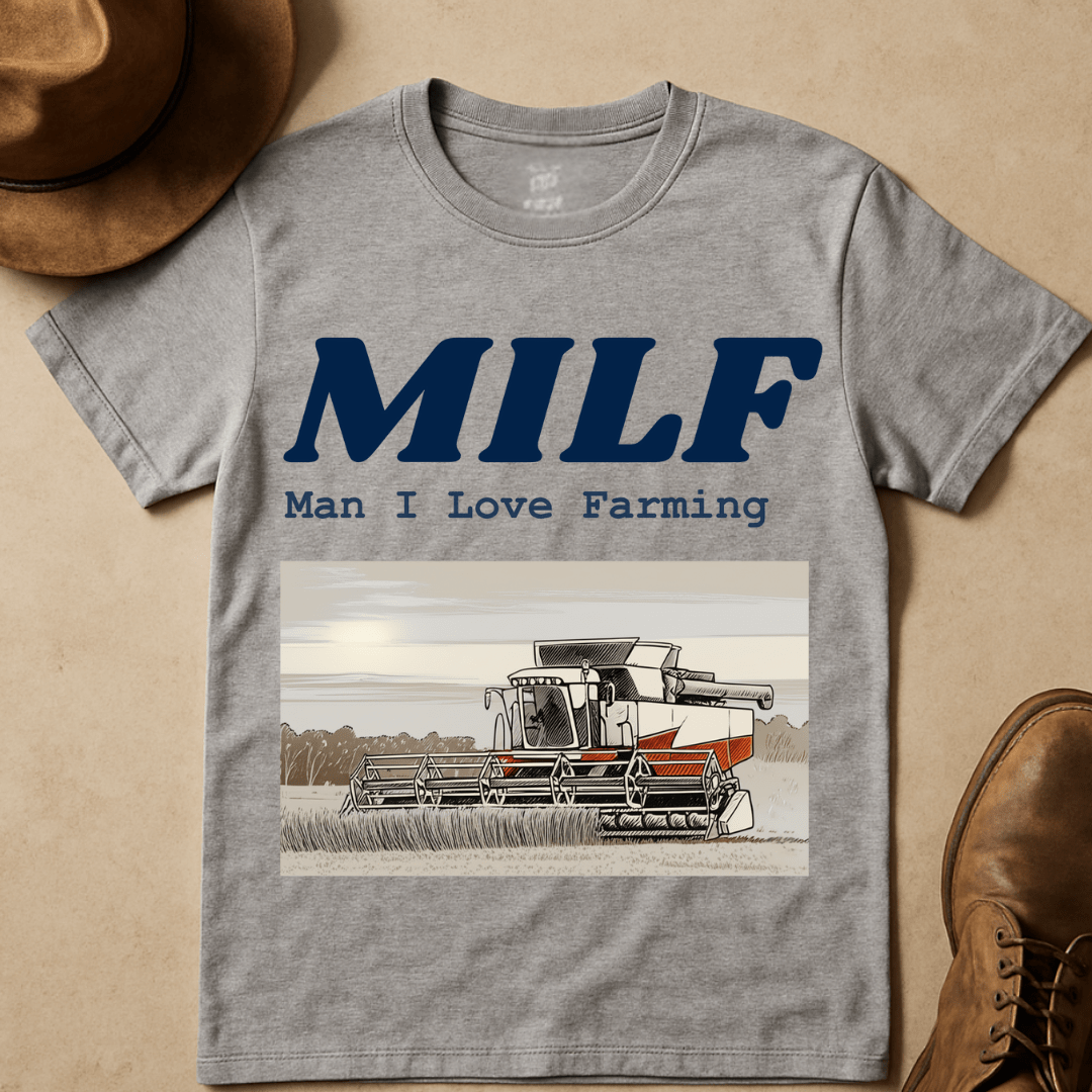 MAN I LOVE FARMING COMBINE T-SHIRT