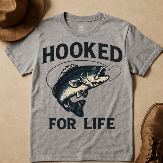 HOOKED FOR LIFE T-SHIRT