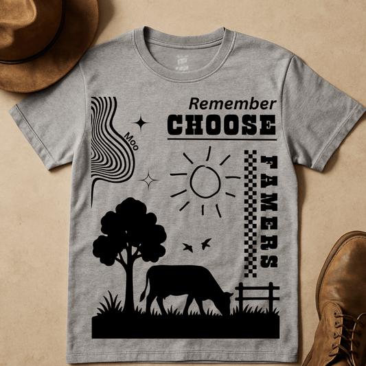 CHOOSE FARMING T-SHIRT