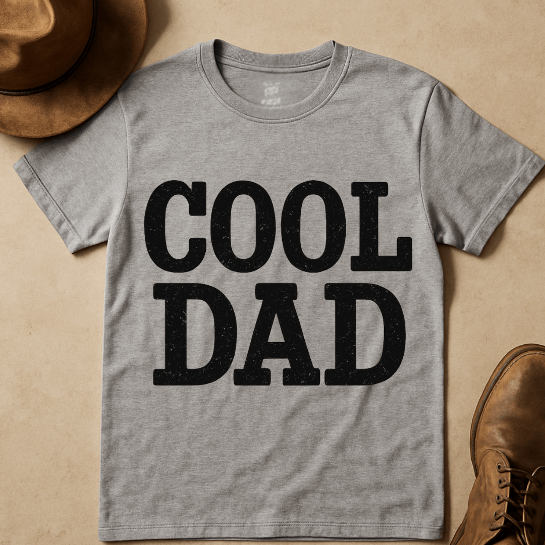 TYPE WRITTER COOL DAD T-SHIRT
