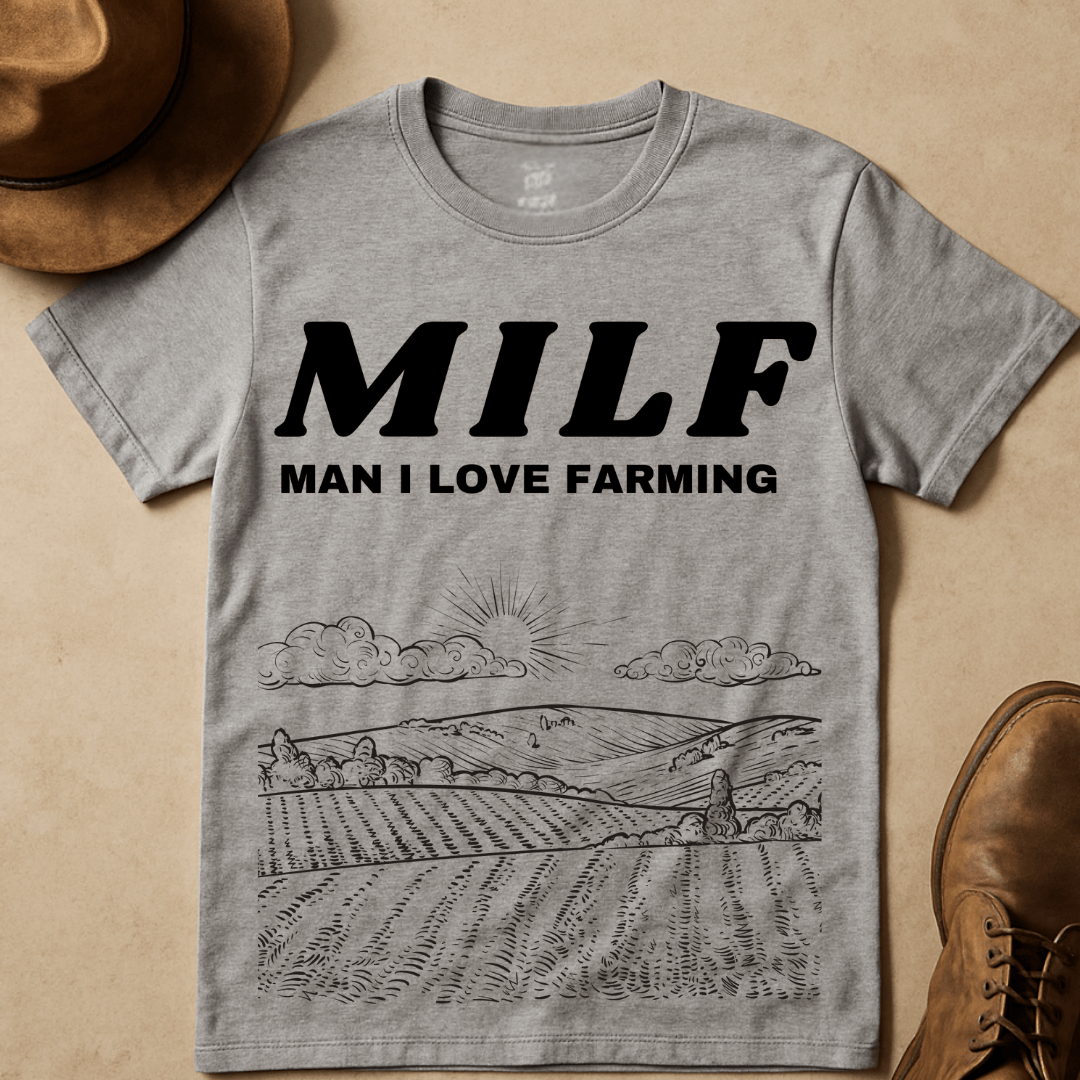 MAN I LOVE FARMING T-SHIRT
