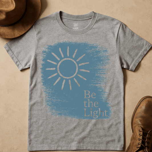 BE THE LIGHT SUNBURST T-SHIRT