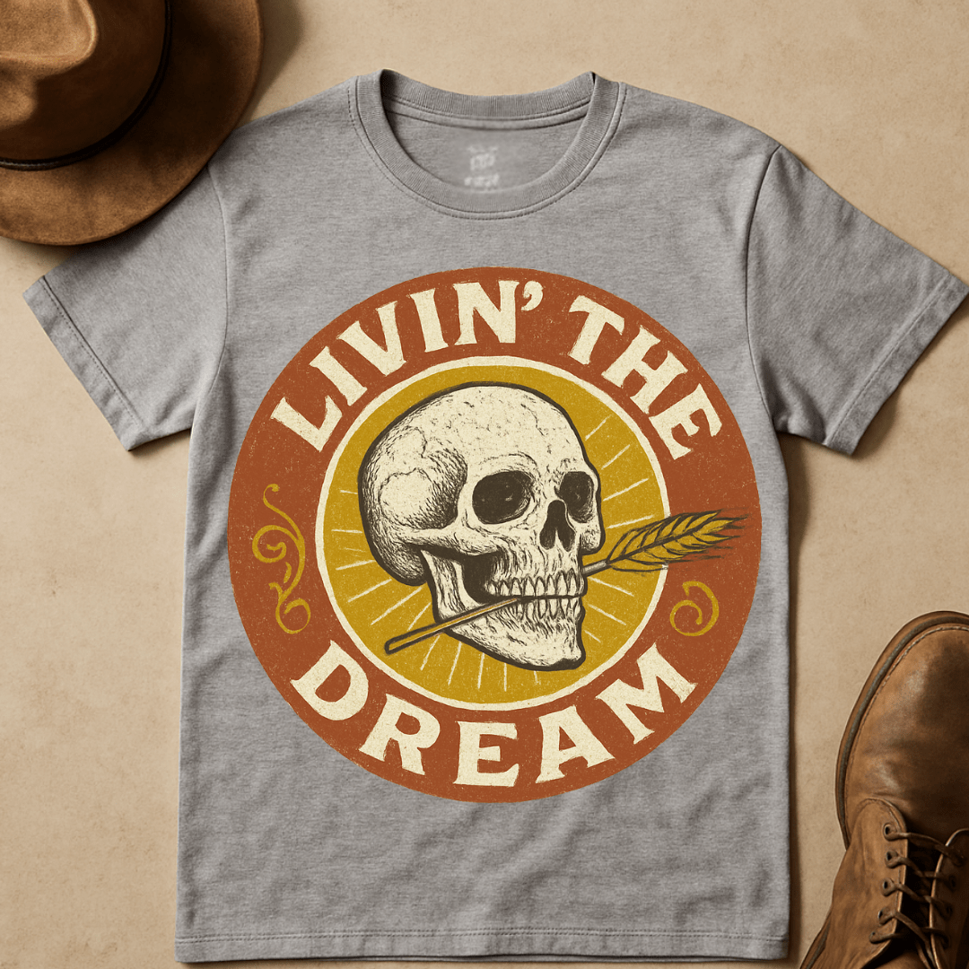 WESTERN SKULL T-SHIRT