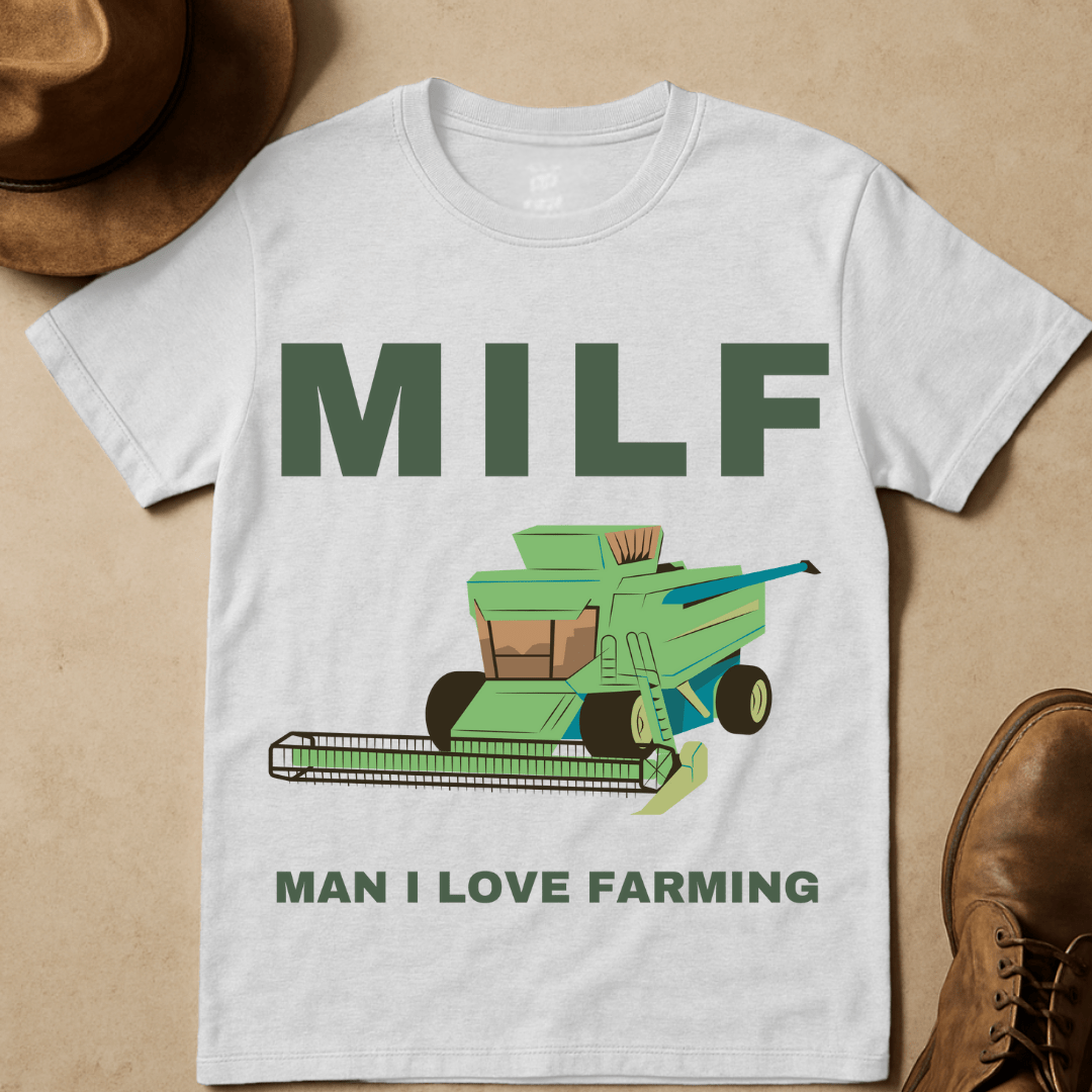 MAN I LOVE FARMING GREEN T-SHIRT