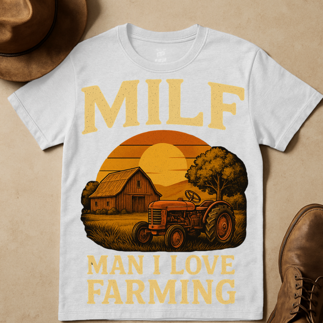 MAN I LOVE FARMING T-SHIRT