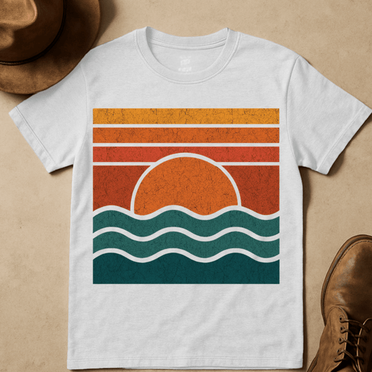 VINTAGE OCEAN WAVES T-SHIRT