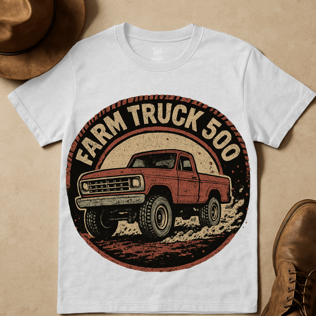 FARM TRUCK 500 MUD SKID T-SHIRT