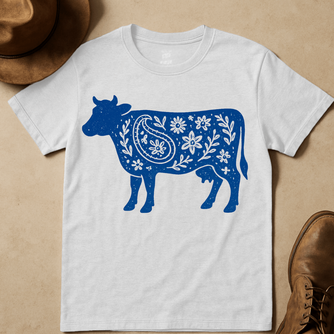 PAISLEY COW T-SHIRT