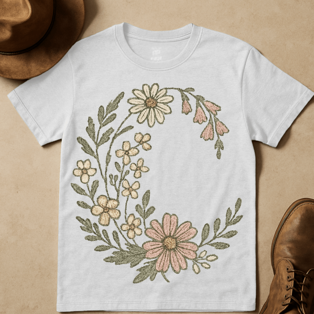 CRESENT WILDFLOWER MOON T-SHIRT