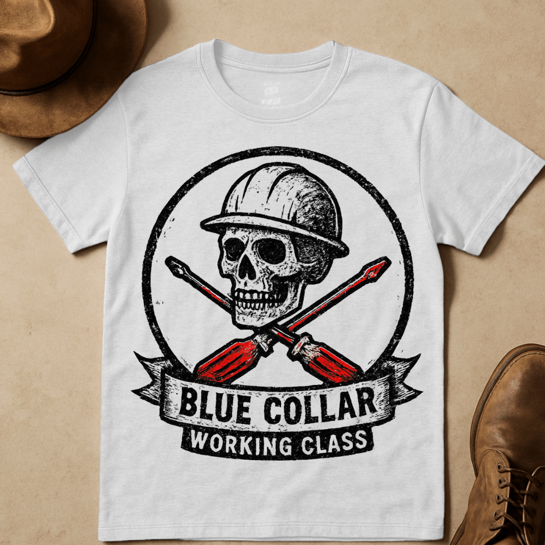 BLUE HARD HAT T-SHIRT