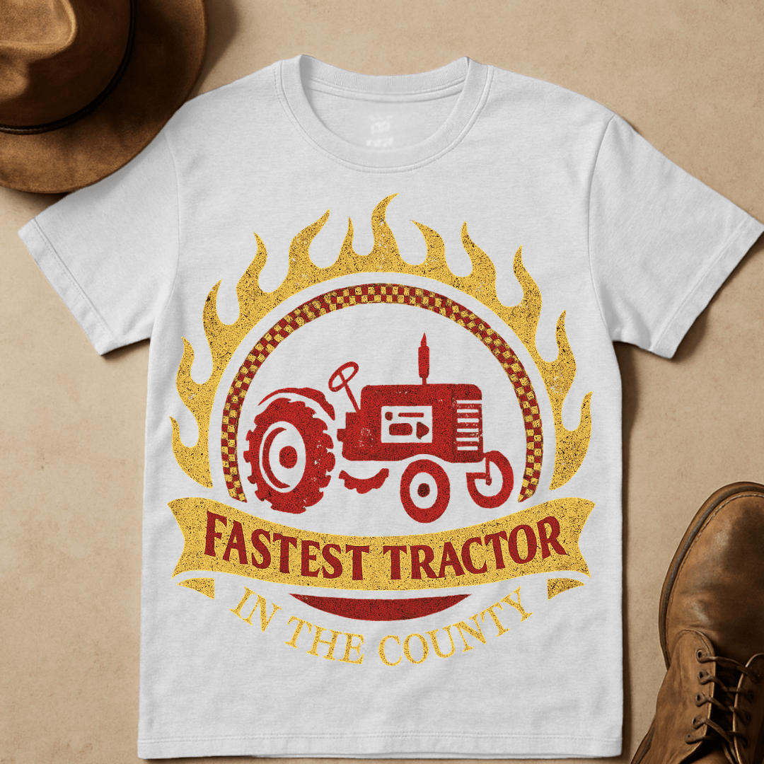 FASTEST TRACTOR COUNTY FAIR T-SHIRT