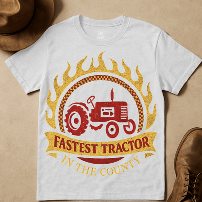 FASTEST TRACTOR COUNTY FAIR T-SHIRT