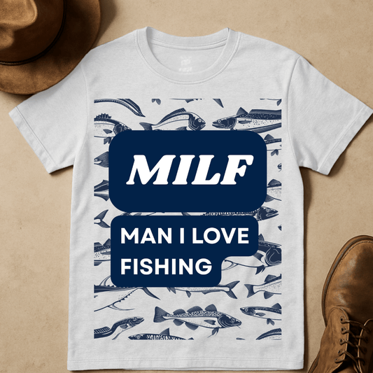 MAN I LOVE FISHING T-SHIRT