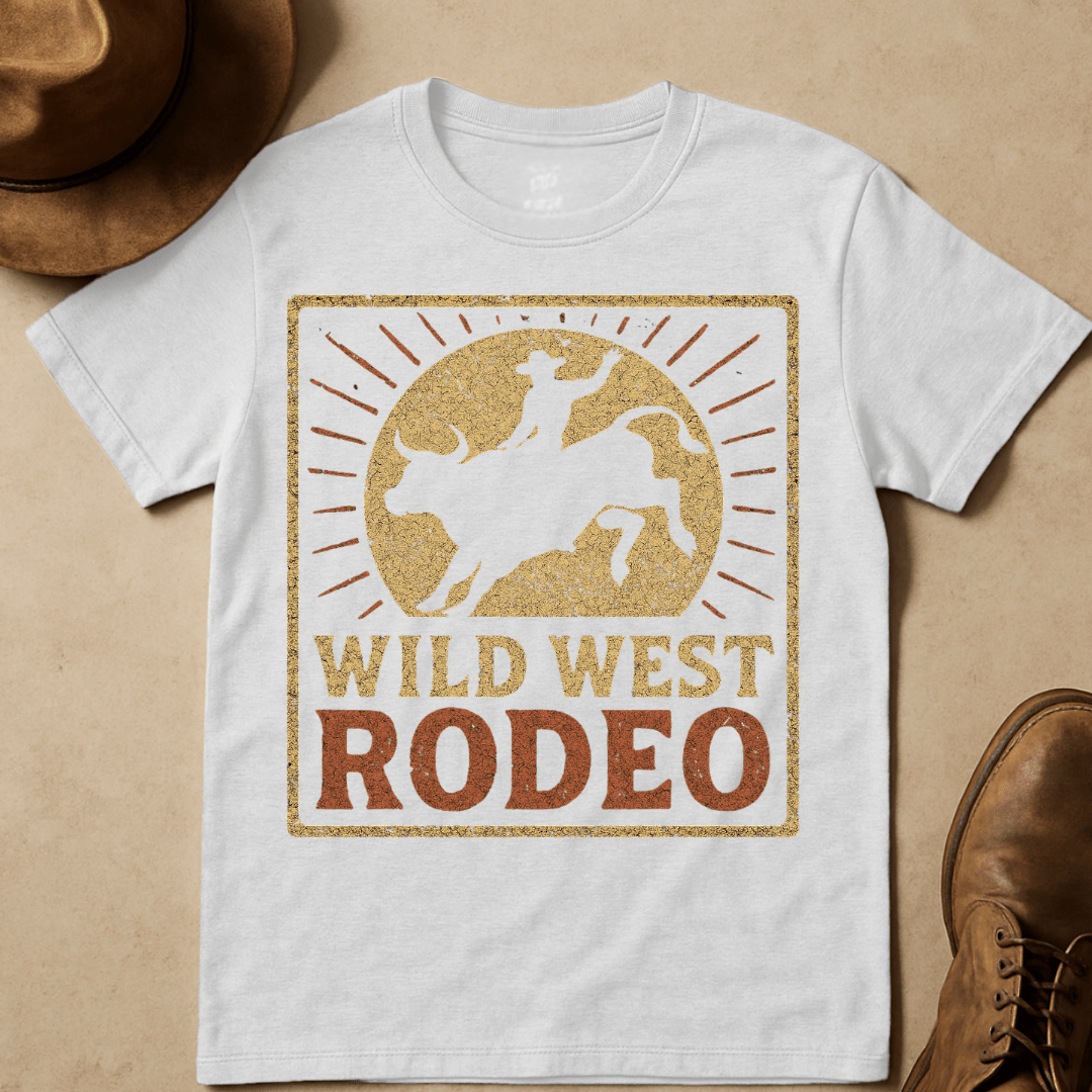 BULLRIDER STAMP STYLE T-SHIRT