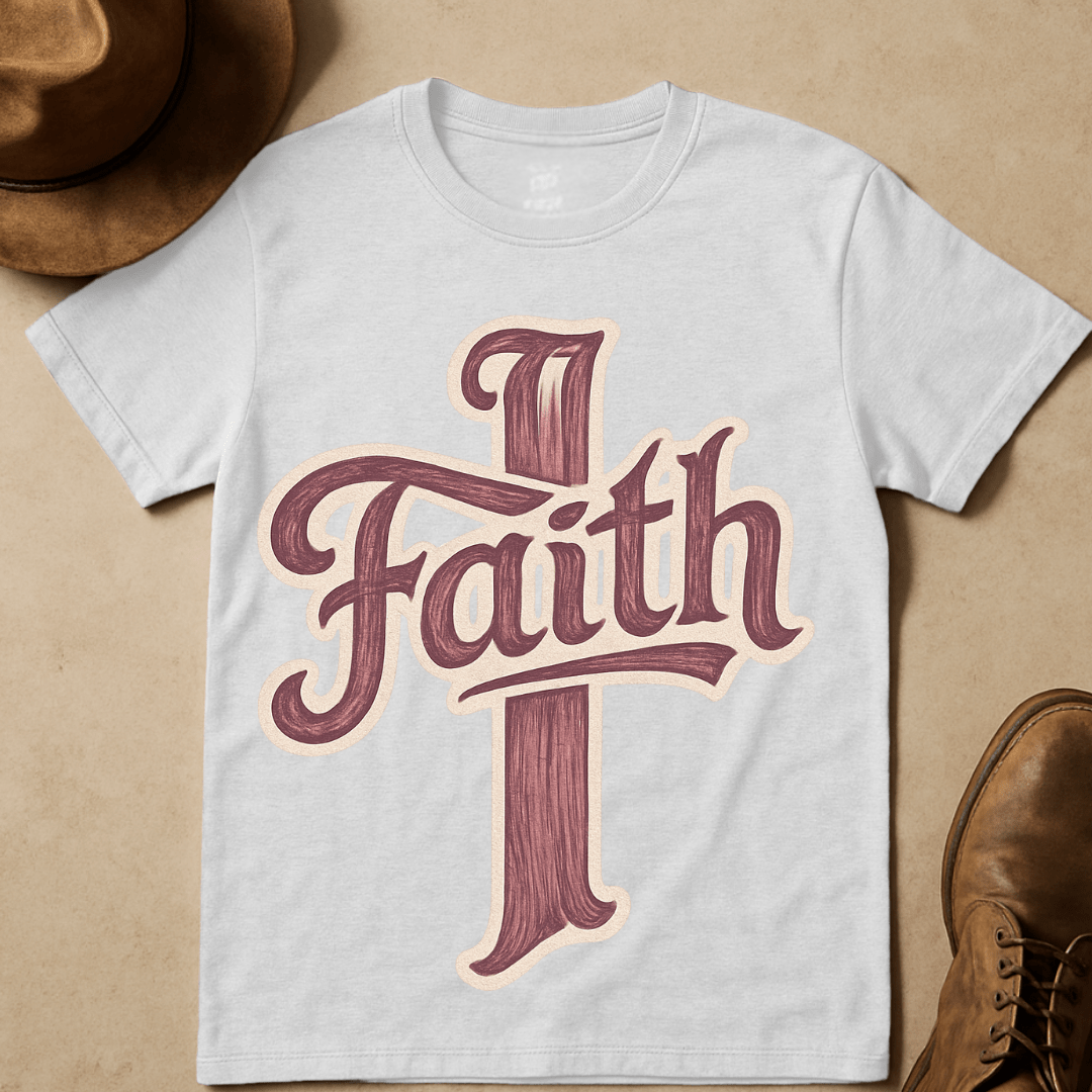 FAITH CROSS T-SHIRT