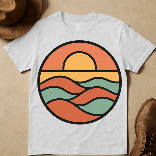 GROOVY SUNSET T-SHIRT