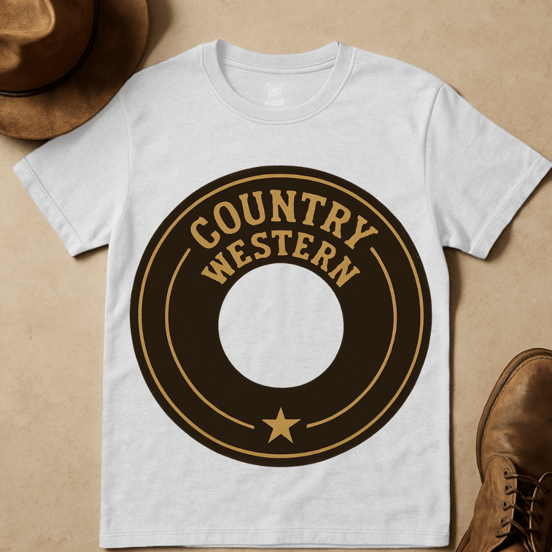 COUNTRY WESTERN RECORD T-SHIRT