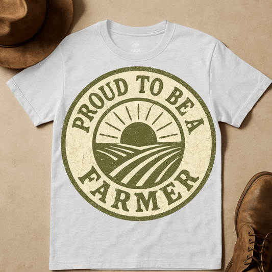 FARMER SUNRISE BADGE T-SHIRT