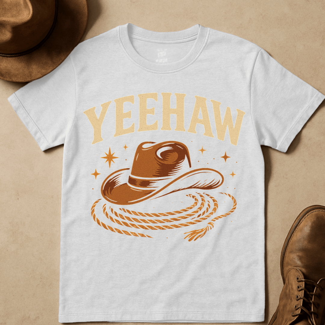 YEEHAW HAT T-SHIRT
