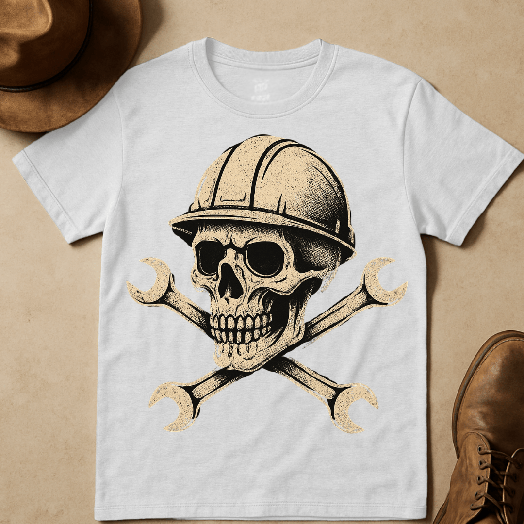 CONSTRUCTION SKULL T-SHIRT