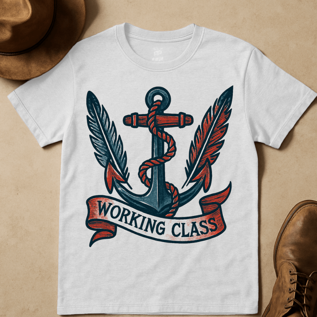 WORKING CLASS ANCHORIN ROPE T-SHIRT