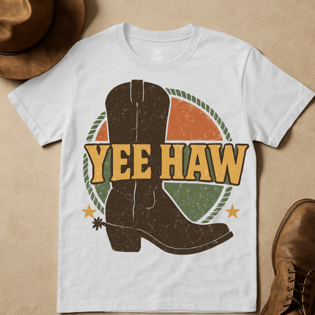 YEEHAW BOOT T-SHIRT