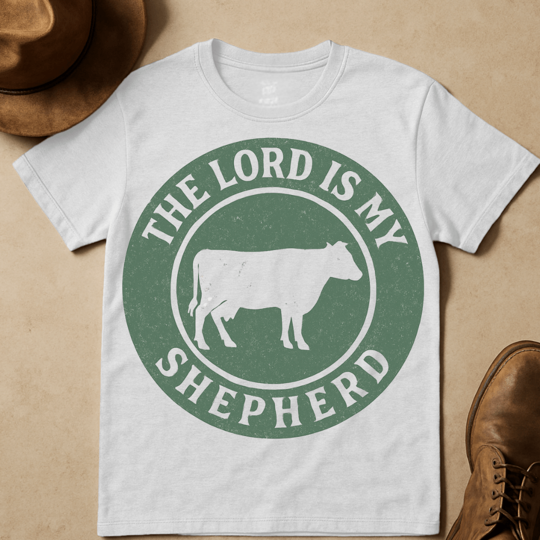 RUSTIC COW BADGE T-SHIRT