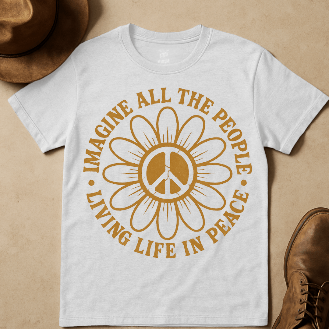 BOHO PEACE QUOTE T-SHIRT