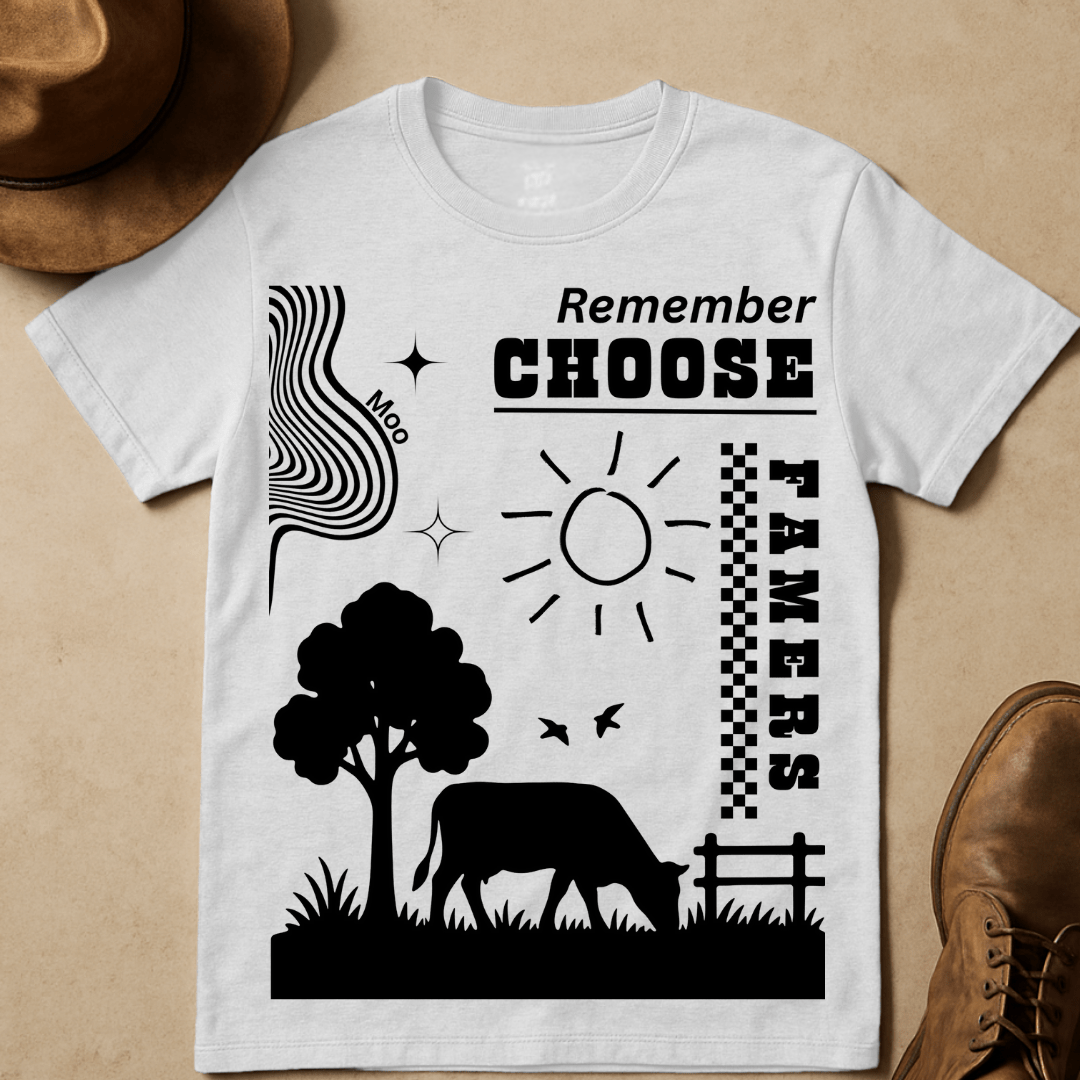 CHOOSE FARMING T-SHIRT