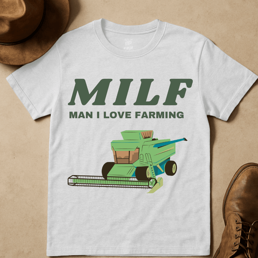 MAN I LOVE FARMING T-SHIRT